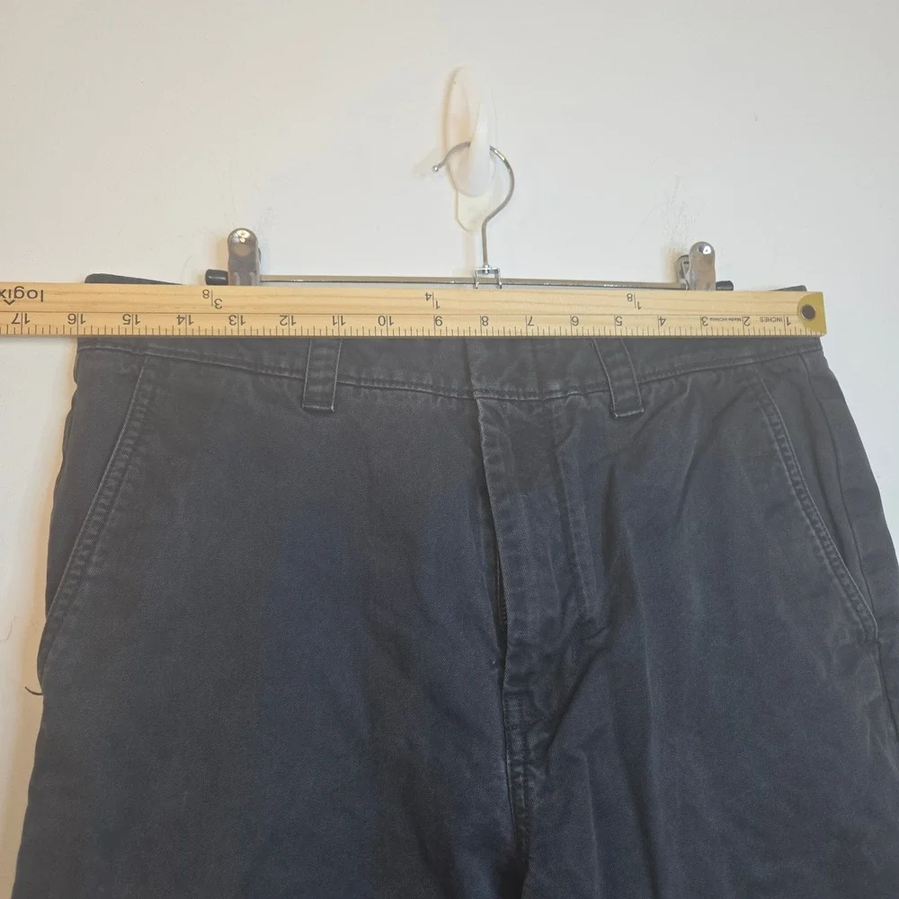 Madewell Mens Chino Pants Dark Gray 100% Cotton Straight Leg Size 31 Classic